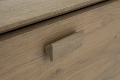 Aber, Shoe Rack, Weathered Oak, With Closet Rod