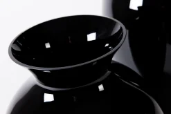 Adina, Vase, Black, Mouth-Blown, 70Cm