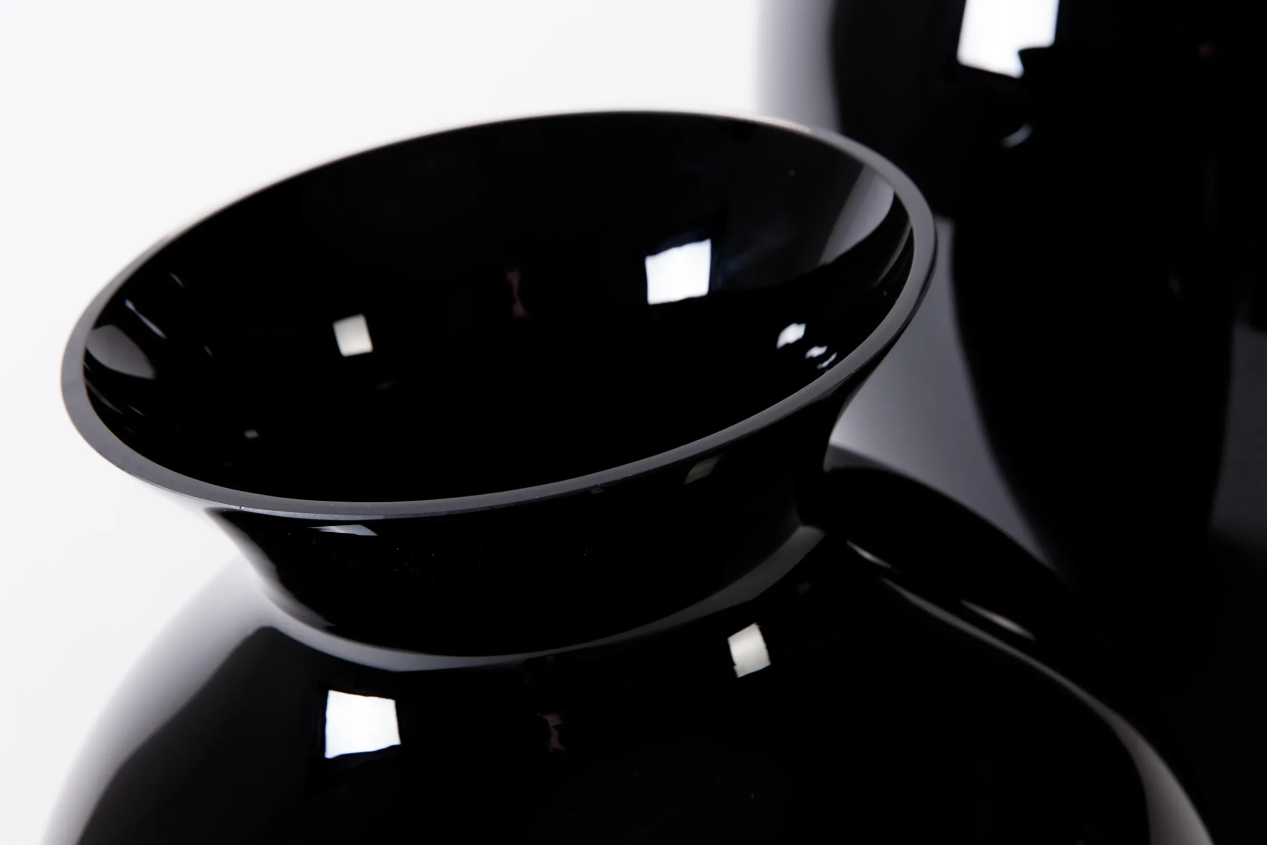 Adina, Vase, Black, Mouth-Blown, 70Cm