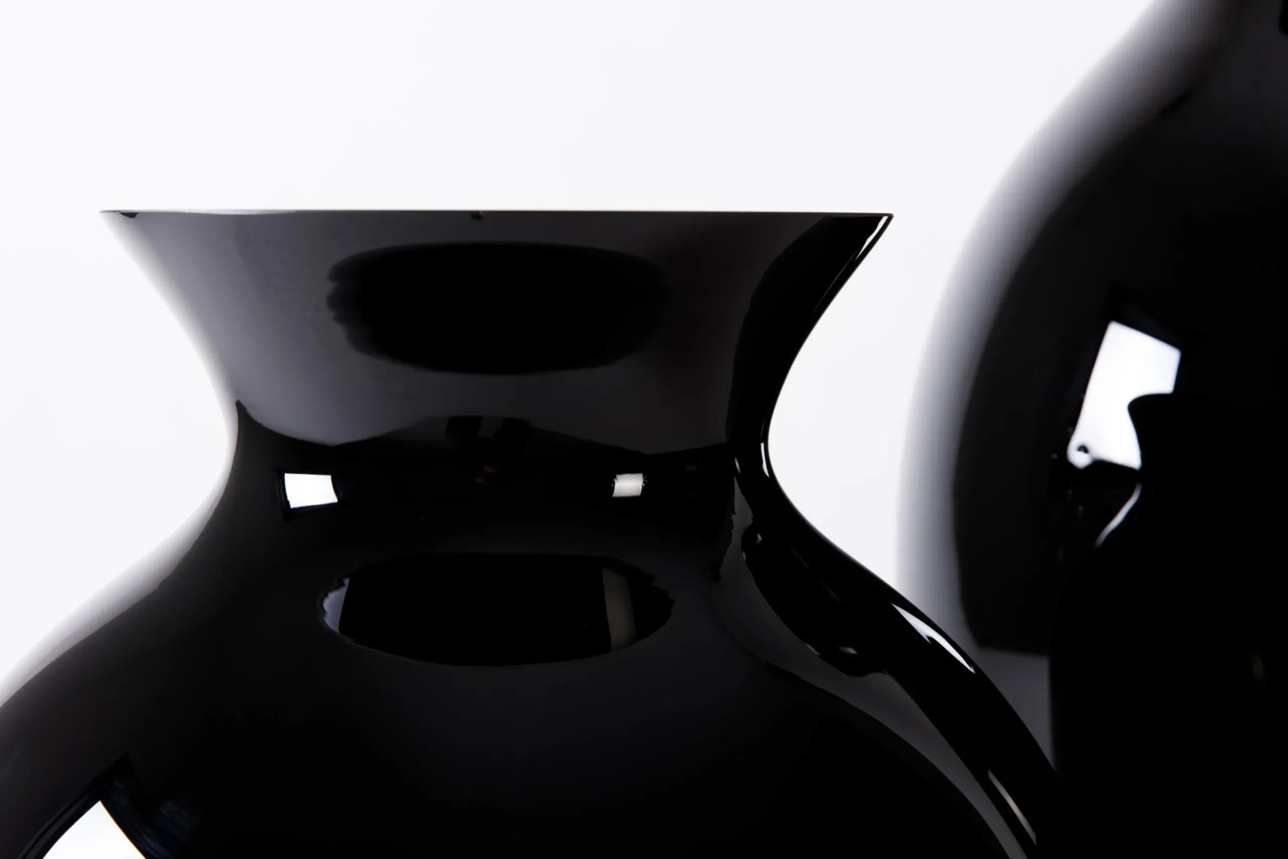 Adina, Vase, Black, Mouth-Blown, 70Cm
