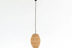 Aimee, Pendant Lamp, Raffia And Iron, S