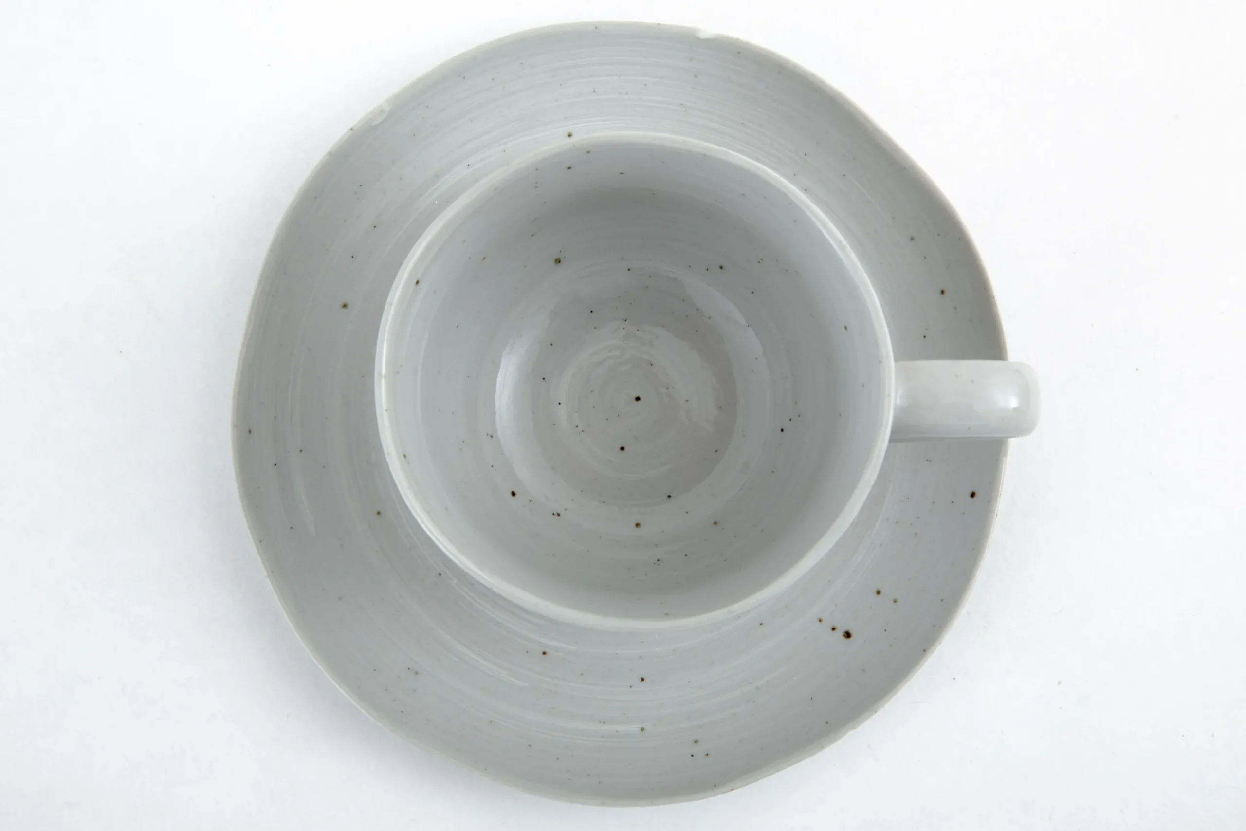 Alanah, Cup And Saucer, Ceramic, Grey, 150Ml