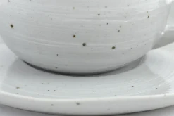 Alanah, Cup And Saucer, Ceramic, Grey, 150Ml