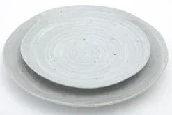 Alanah, Plate, Ceramic, Grey, 21,5Cm