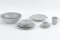 Alanah, Serving Bowl, Ceramic, Grey, 25,5Cm