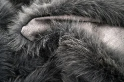 Allessina, Plaid, Faux Fur