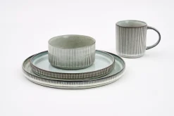 Architecto, Bowl, Ceramic, Grey