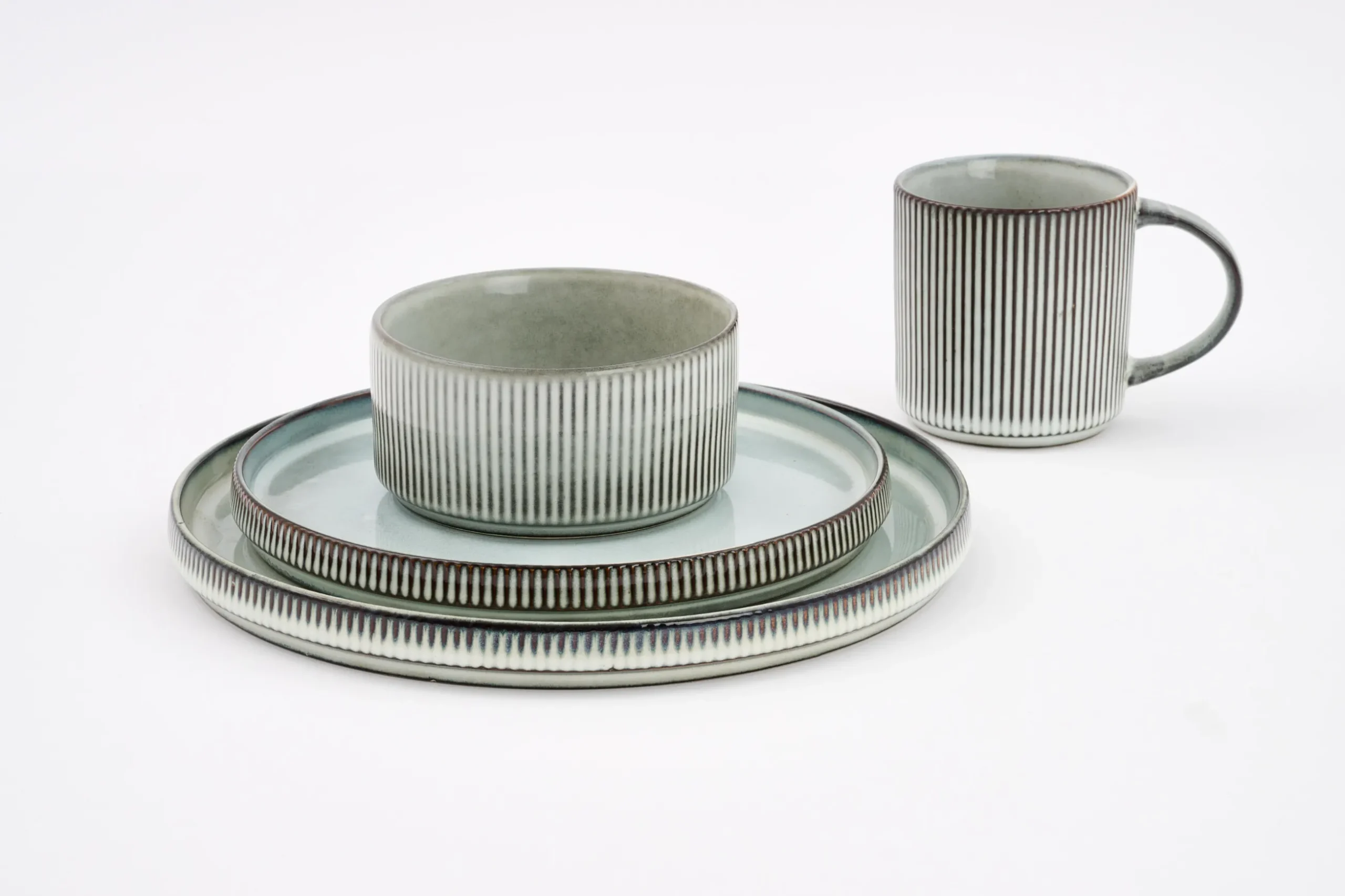 Architecto, Bowl, Ceramic, Grey