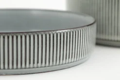 Architecto, Pasta Plate, Ceramic, Grey