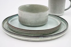 Architecto, Plate, Ceramic, Grey, 20,5Cm