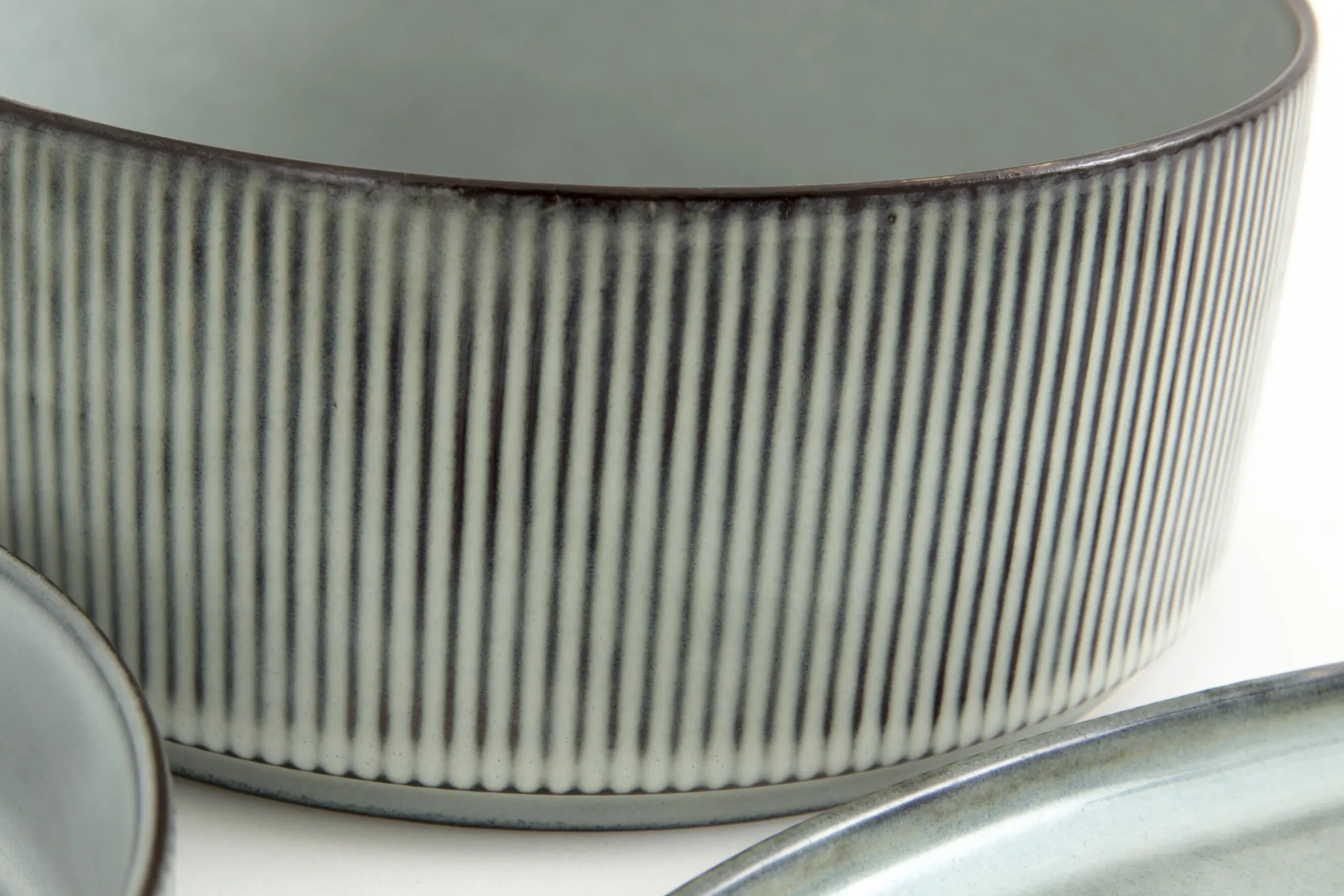 Architecto, Salad Bowl, Ceramic, Grey