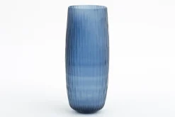 Arez, Vase, Glass, Blue, L