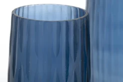 Arez, Vase, Glass, Blue, S