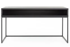 Armand, Desk, Black Oak And Metal