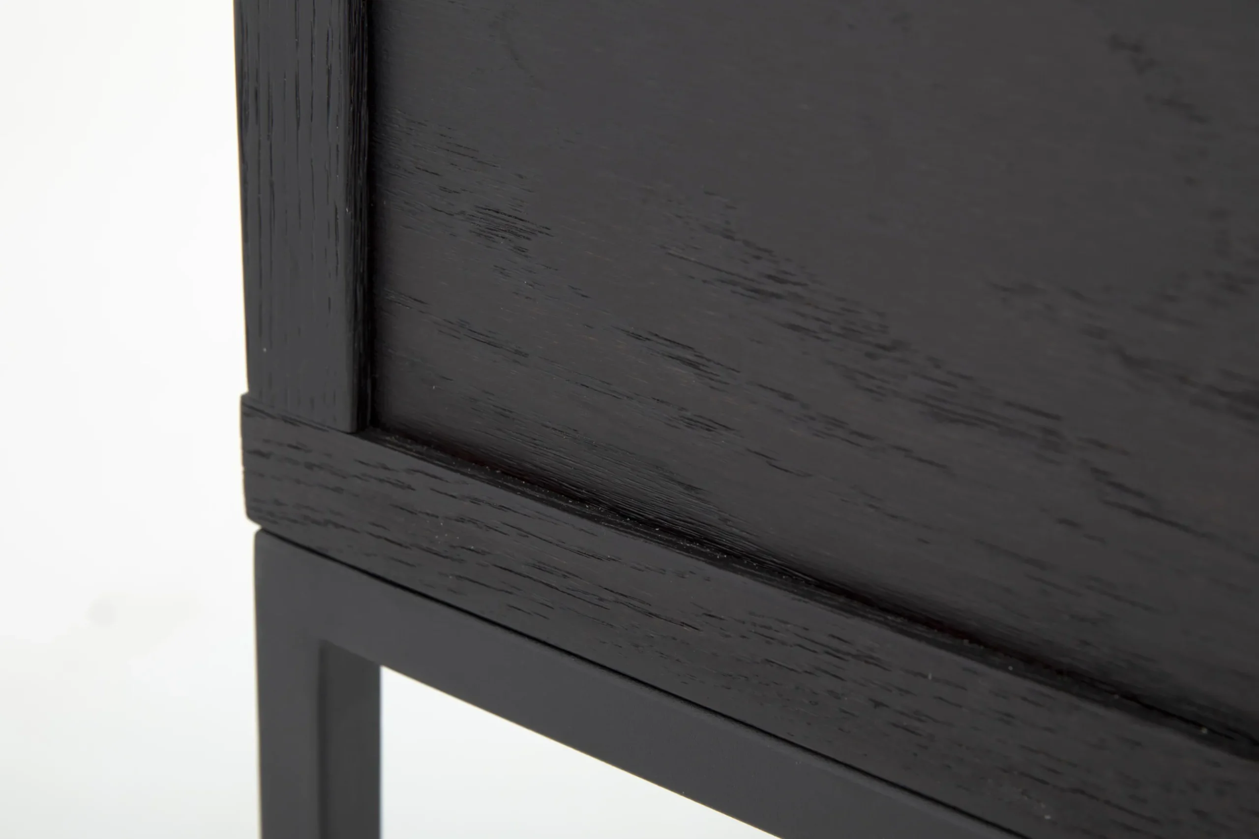 Armand, Desk, Black Oak And Metal
