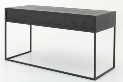 Armand, Desk, Black Oak And Metal