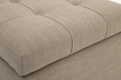 Aubiz, Pouf, Fabric, With Lid