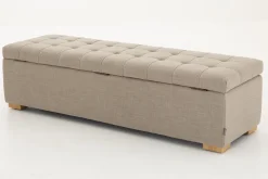 Aubiz, Pouf, Fabric, With Lid