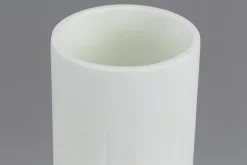 Ayla, Vase, Glass, White, O10,5X44H