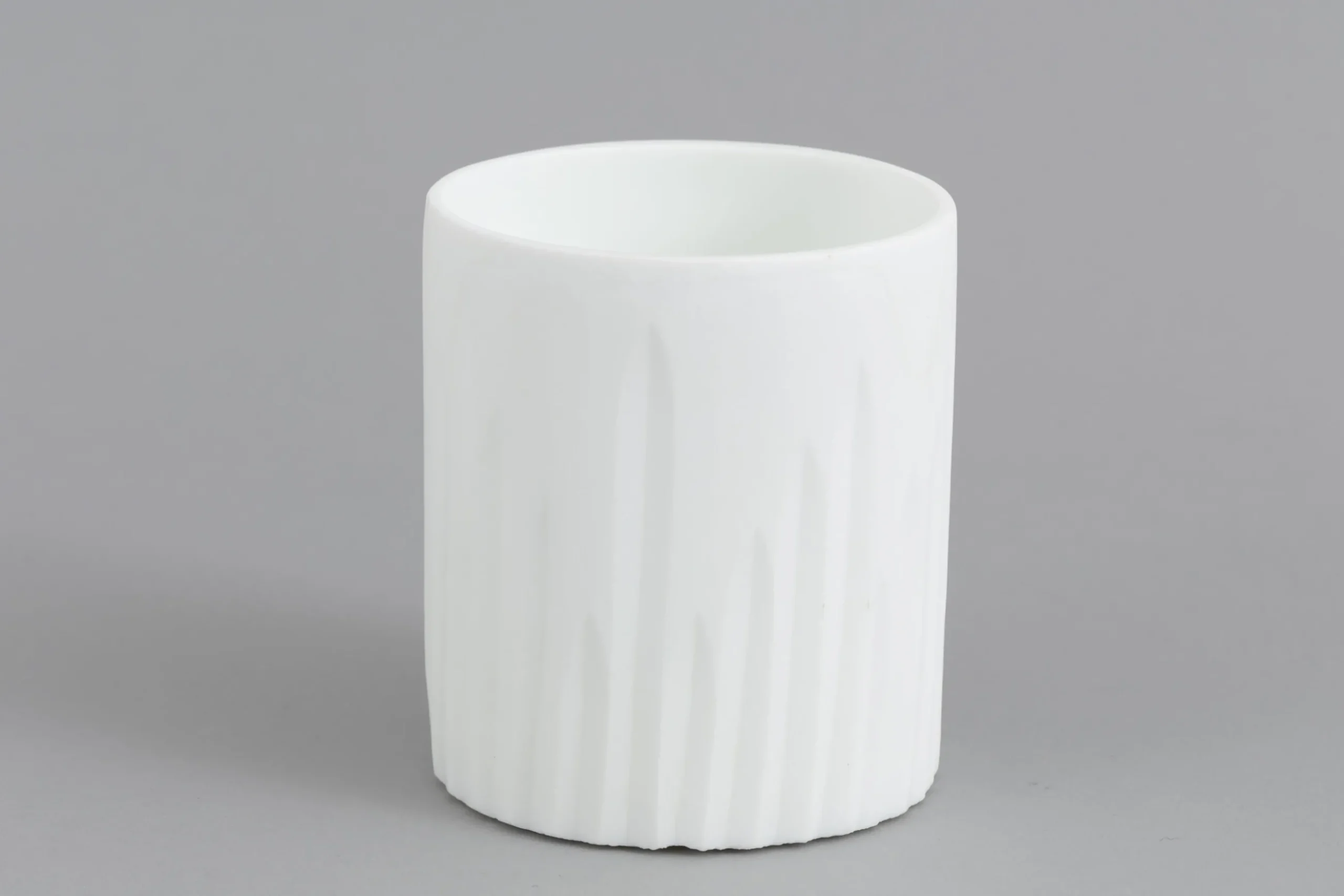 Ayla, Vase, Glass, White, O8X9,5H