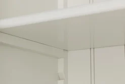 Balmore, Bookcase, White, 2 Parts, With Ladder
