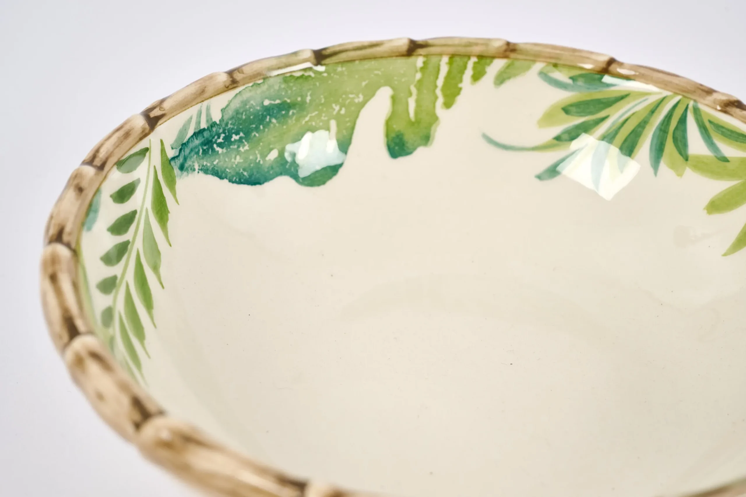 Banbua, Bowl, Green, Leaves