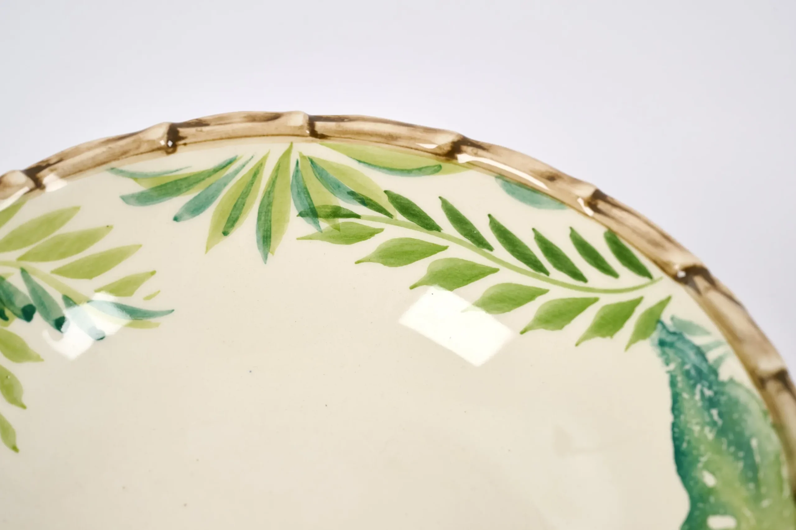 Banbua, Bowl, Green, Leaves