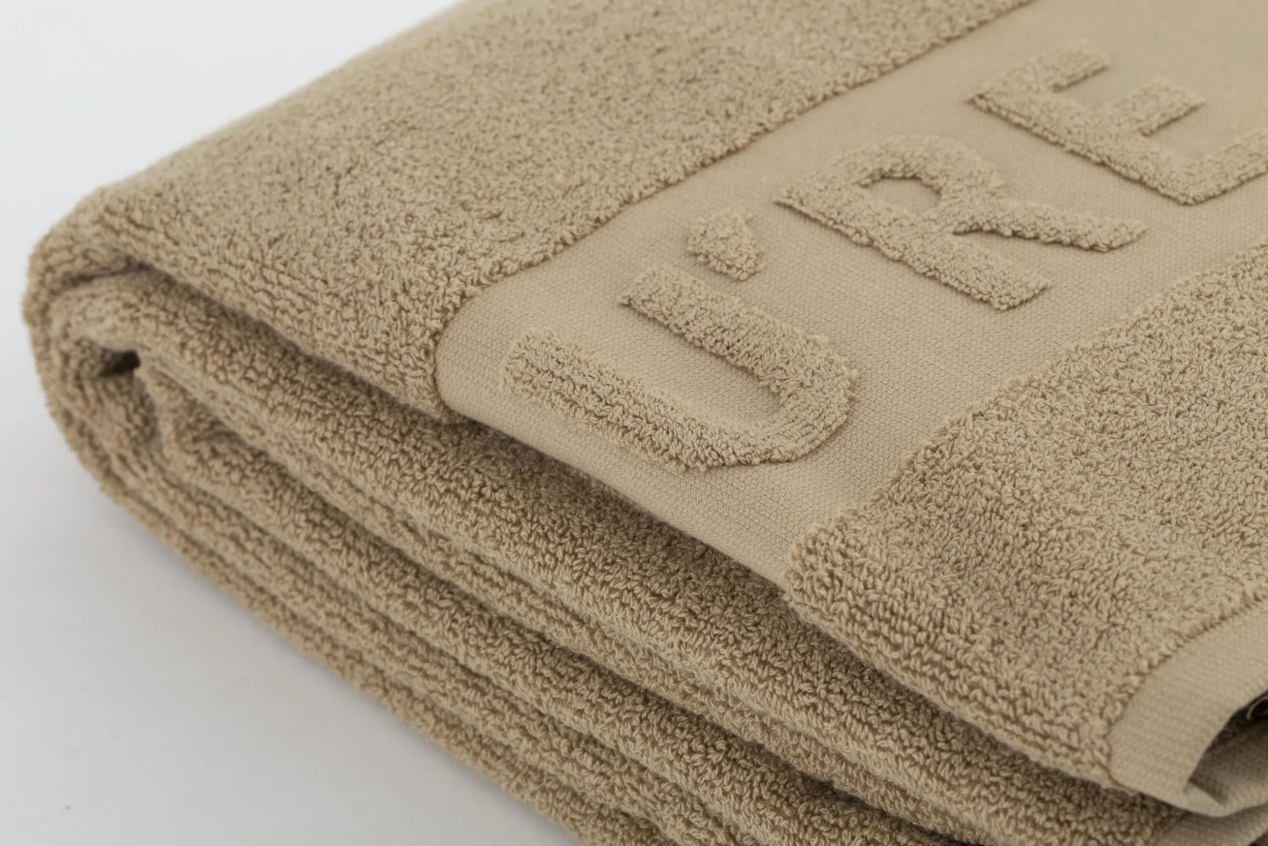 Baobao, Bath Towel, Flax, 100X180 Cm