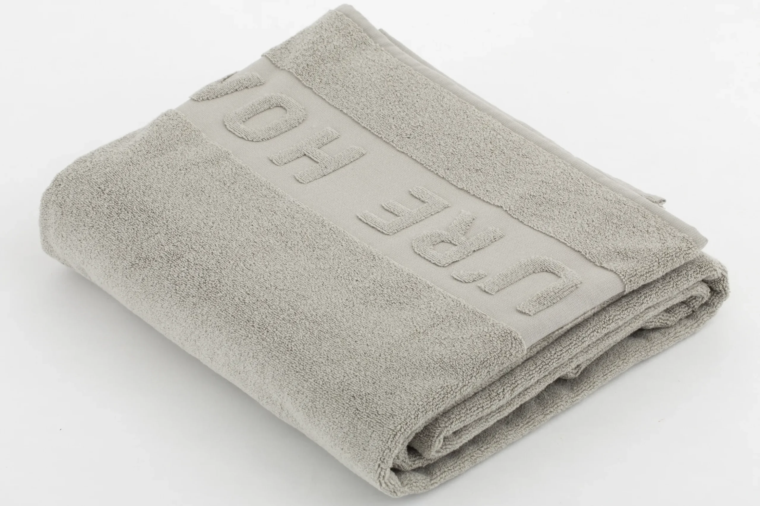 Baobao, Bath Towel, Light Grey, 100X180 Cm