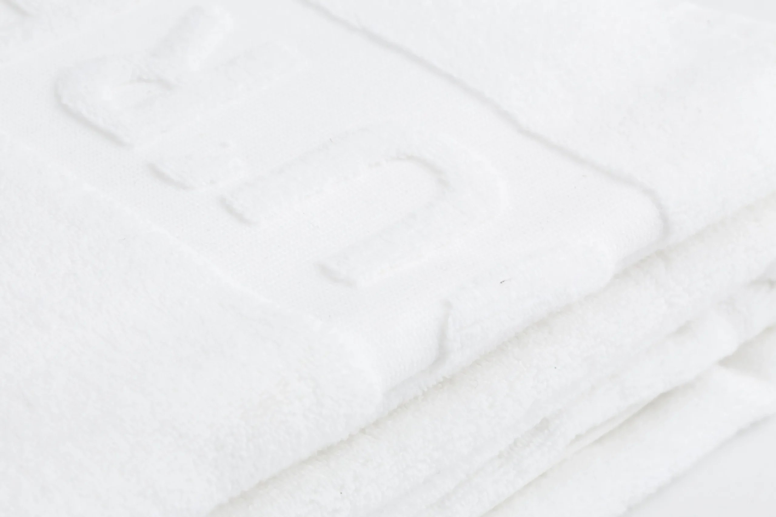 Baobao, Bath Towel, White, 100X180 Cm