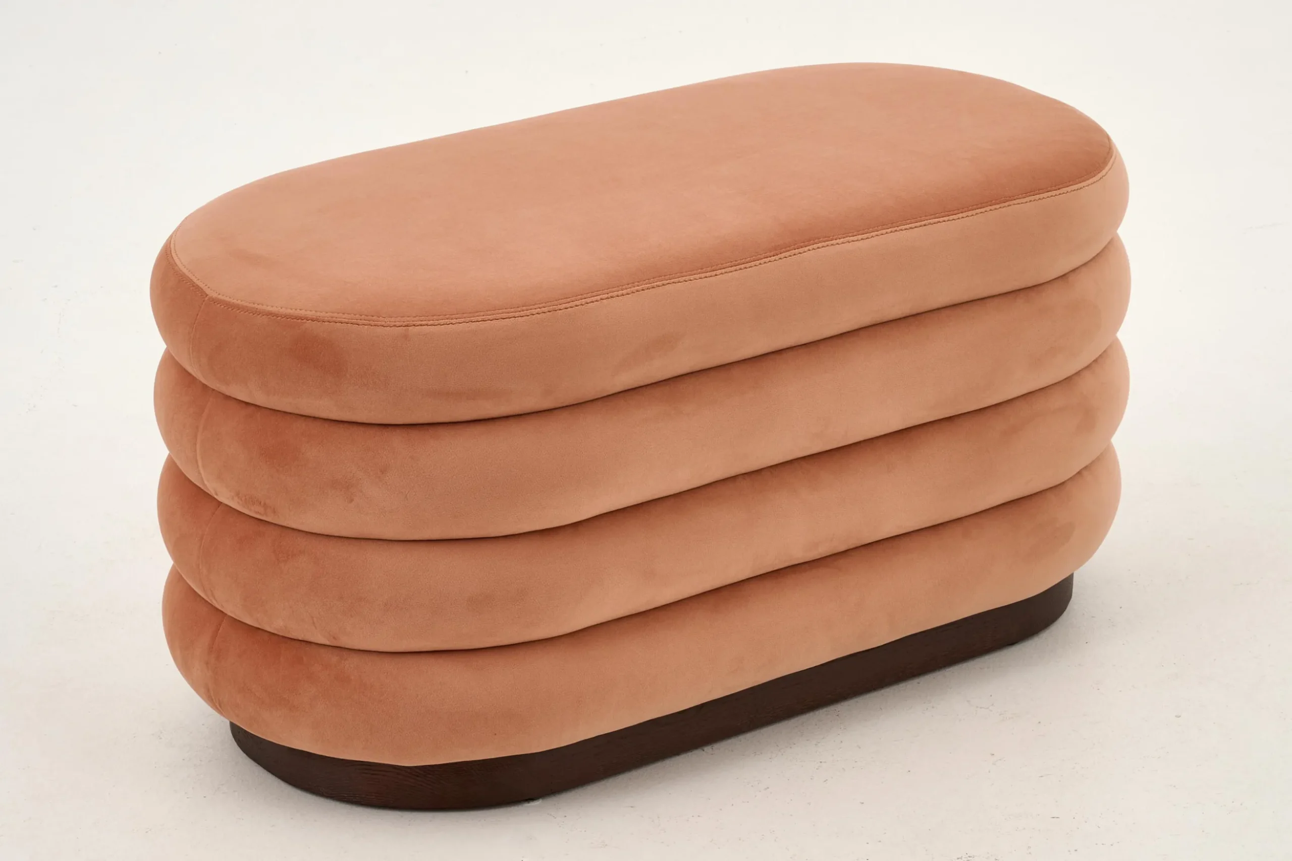 Beatrice, Pouf, Oval, Pink