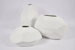 Belinda, Vase, Ceramic, White, Model 1