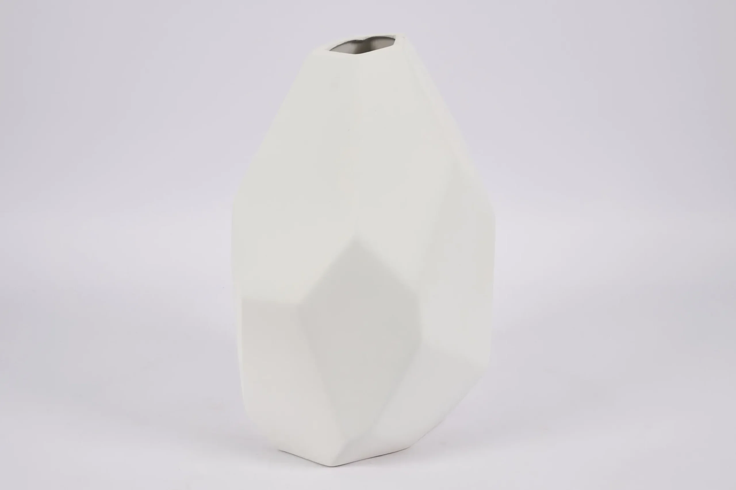 Belinda, Vase, Ceramic, White, Model 2