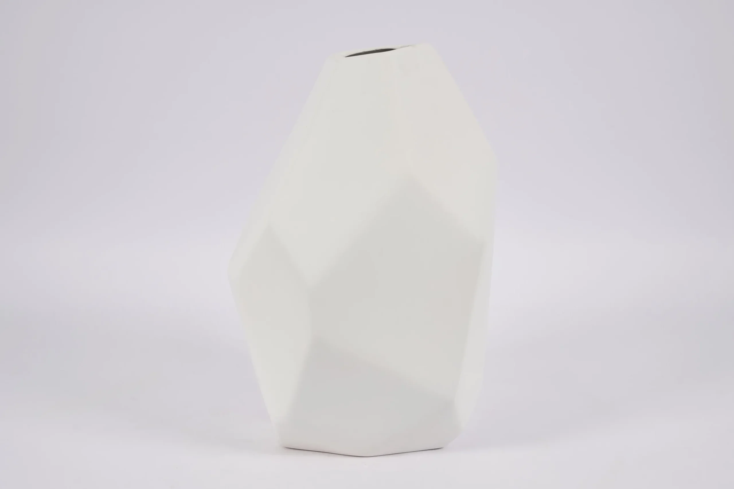 Belinda, Vase, Ceramic, White, Model 2