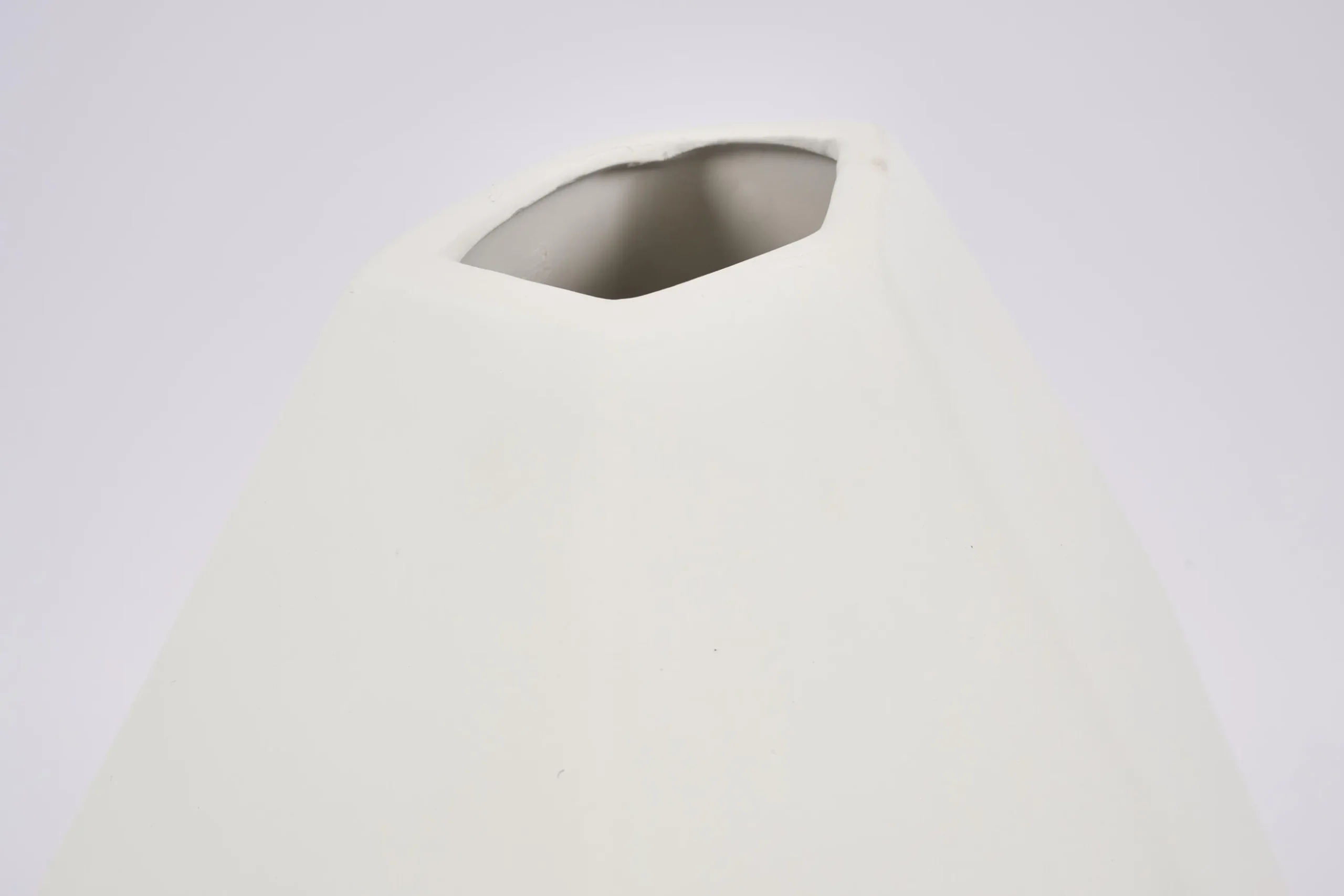 Belinda, Vase, Ceramic, White, Model 2
