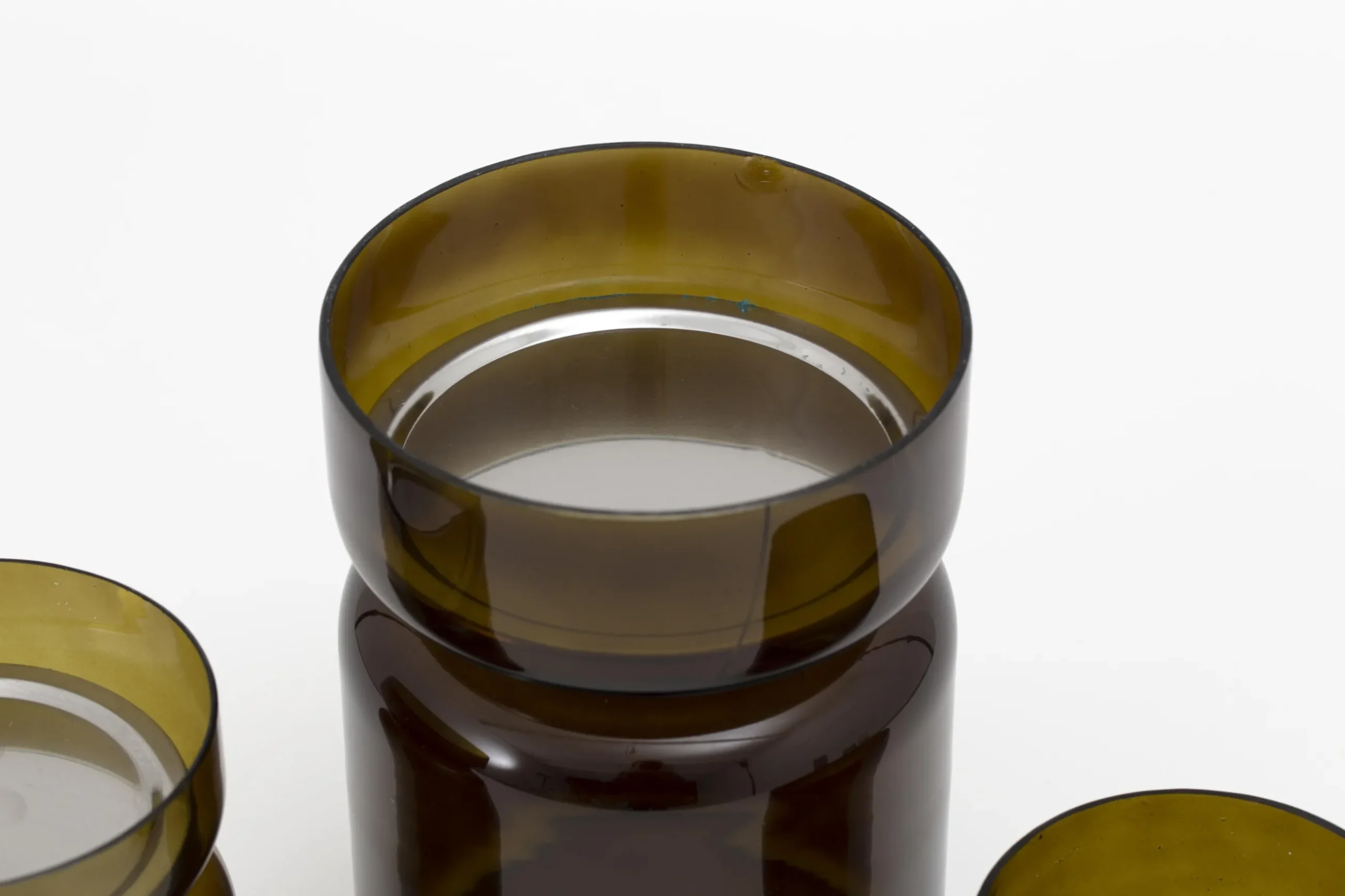 Berami, Candlestick, Glass, Brown, L
