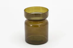 Berami, Candlestick, Glass, Brown, S