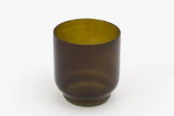 Berami, Tea Light Holder, Glass, Brown