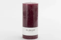 Beth, Candle, Colour Balmoral Red, 9X20Cm