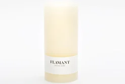 Beth, Candle, Colour Cream, 9X20Cm