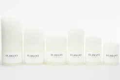 Beth, Candle, Colour White, 7X9Cm