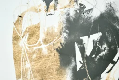 Black & Gold Splash, Wall Art, Model 3