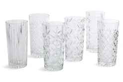 Bogart, Tall Glass, Hand-Cut, Set Of 6