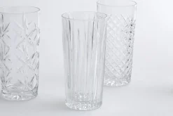 Bogart, Tall Glass, Hand-Cut, Set Of 6