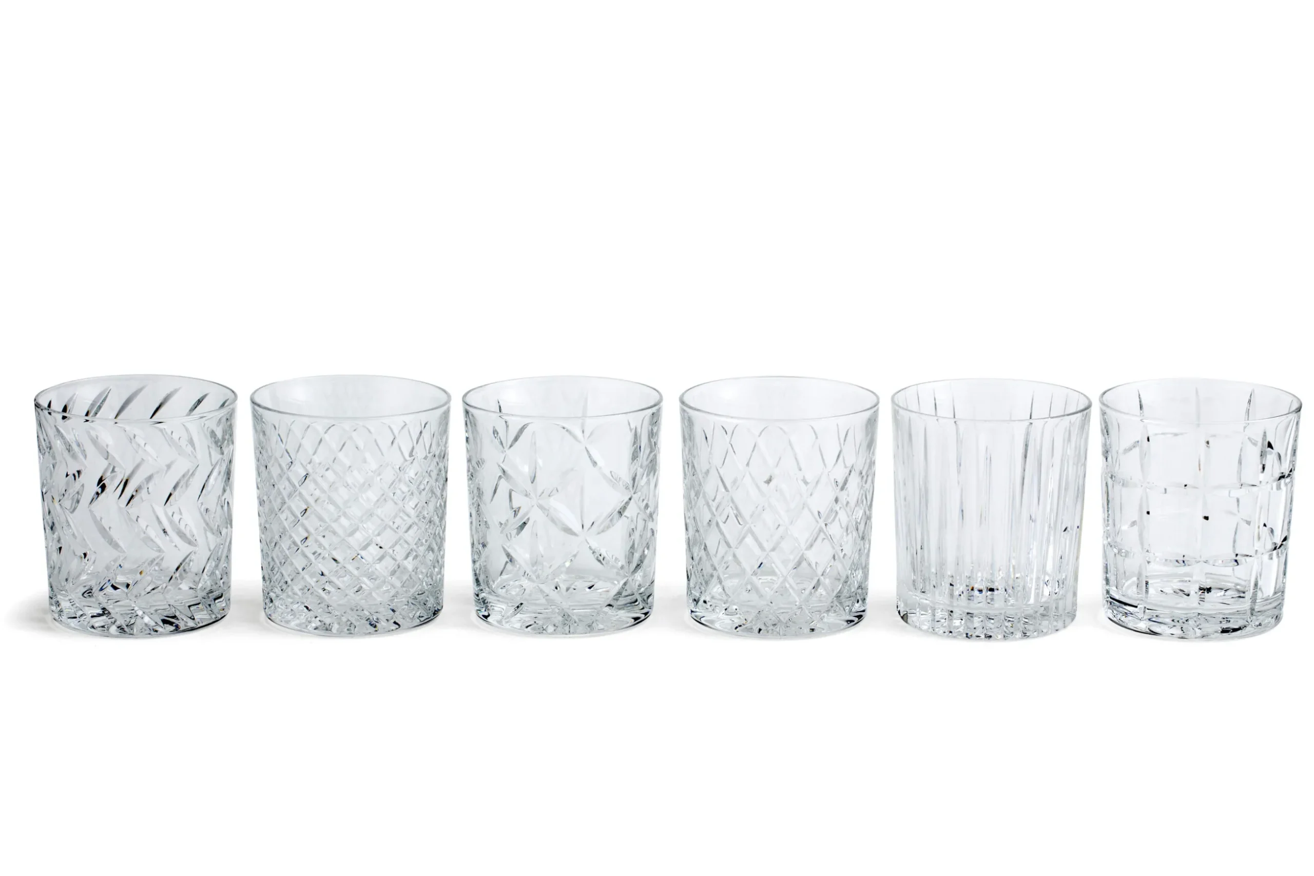 Bogart, Whiskey Glass, Hand-Cut, Set Of 6