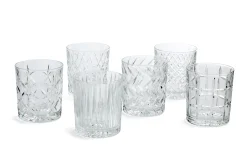 Bogart, Whiskey Glass, Hand-Cut, Set Of 6