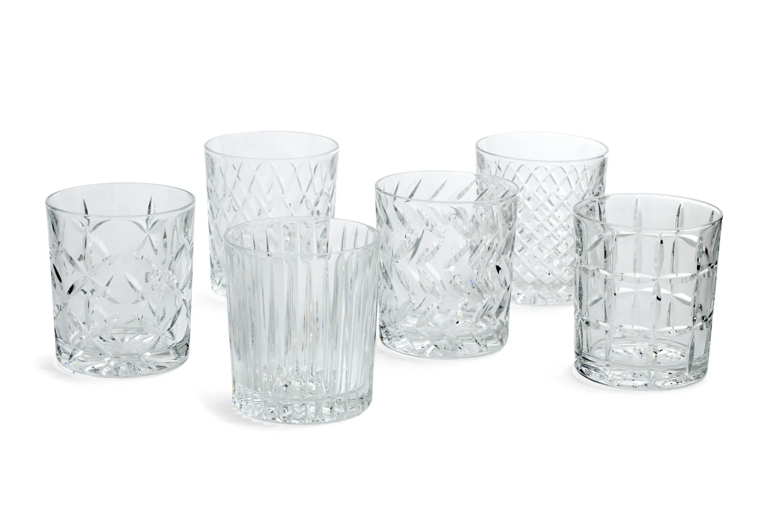 Bogart, Whiskey Glass, Hand-Cut, Set Of 6