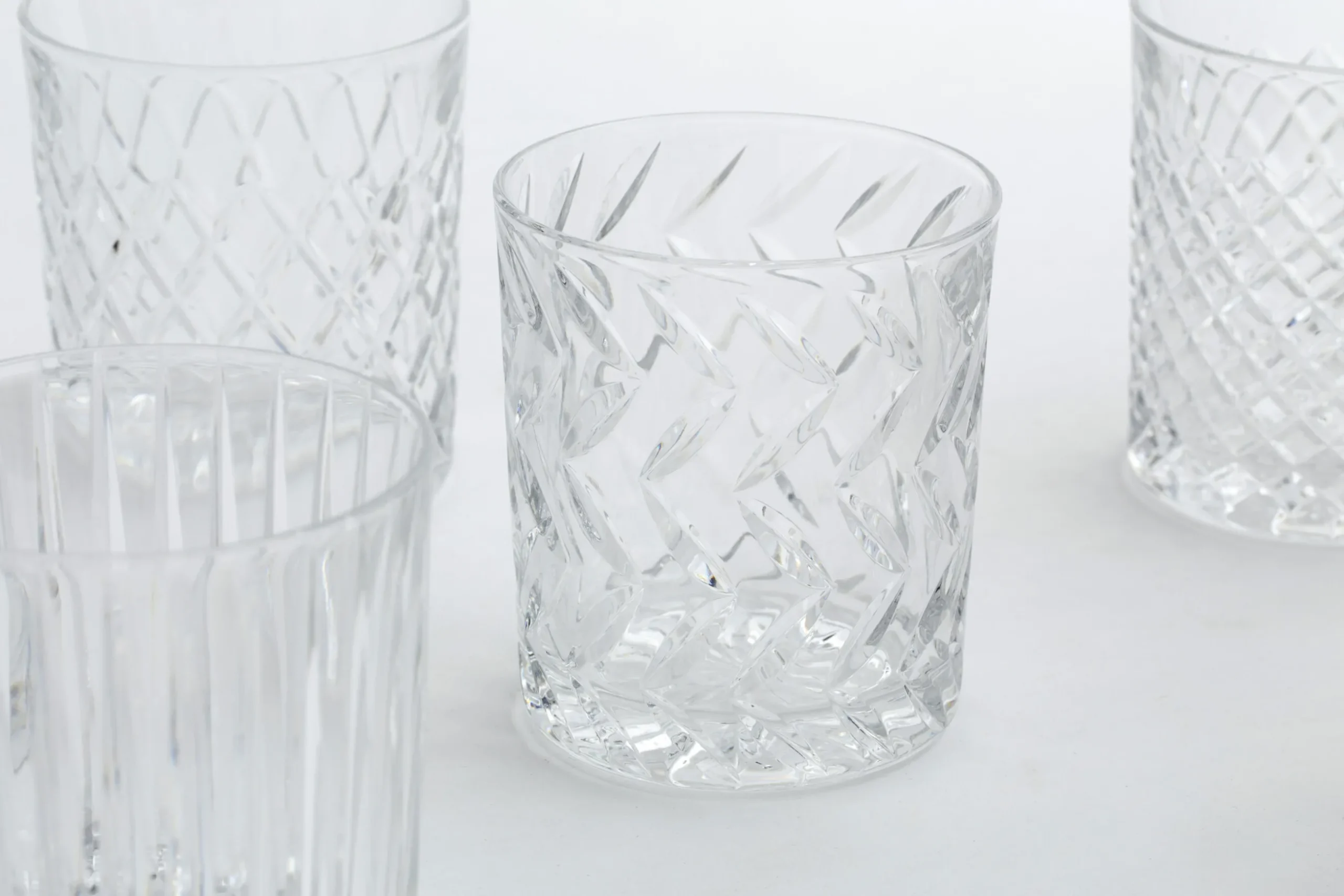 Bogart, Whiskey Glass, Hand-Cut, Set Of 6
