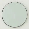 Bowery, Mirror, Round, Black