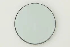 Bowery, Mirror, Round, Black
